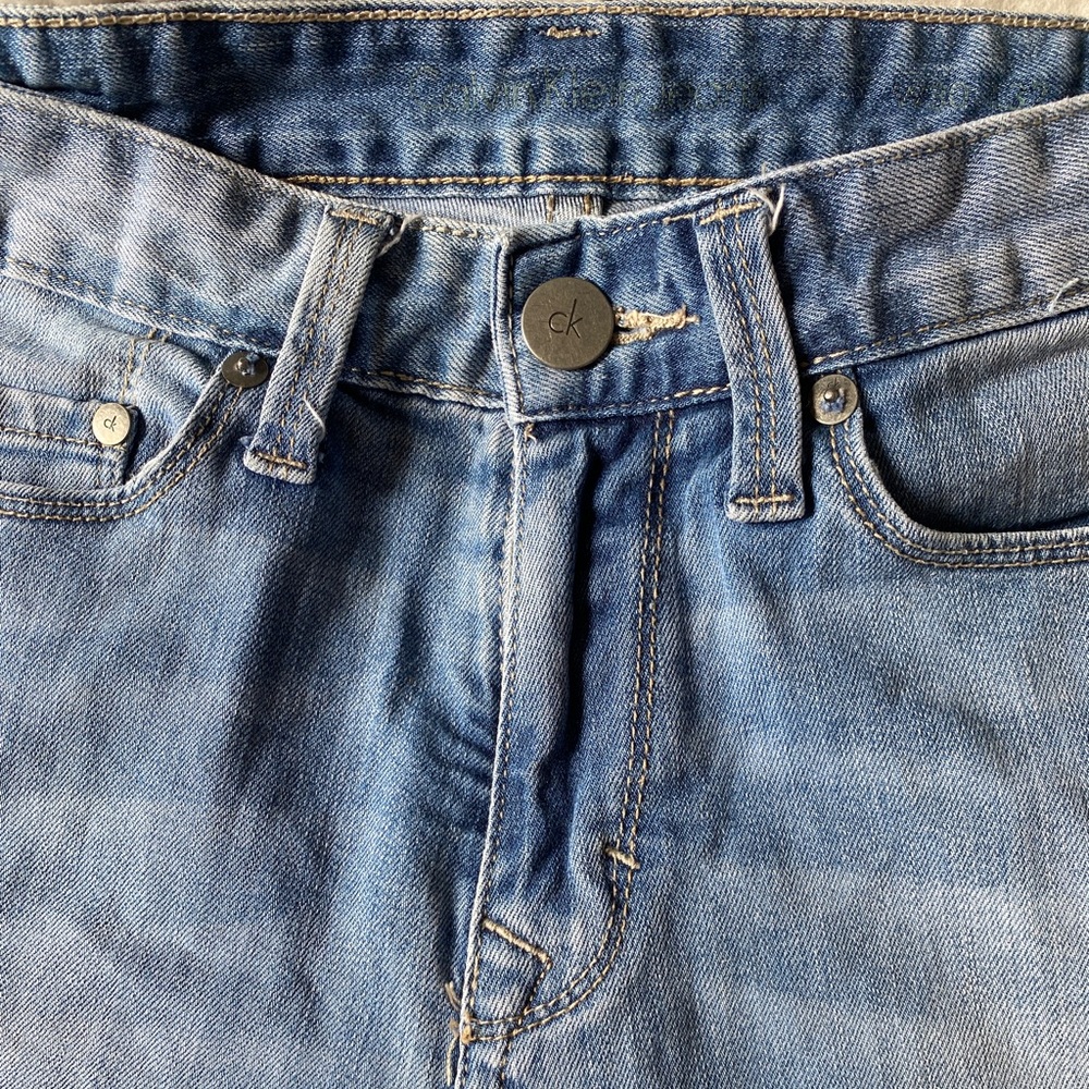 CALVIN KLEIN vintage 90s low rise boot cut sz28 denim jeans good condition